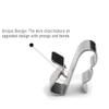 50 Pack 20mm Total Length Stainless Steel Cable Clips Stainless Steel Double-clamp Frame Wire Clips view 4