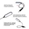 1PC Flexible Mini USB LED,Mini USB LED Light Lamp,USB Light for Laptop, Reading Light,USB Powered LED Light,Portable USB Laptop Light,Blue view 4