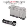 WEPOTO A6400 Grip Quick mounting Plate Promote Traction Protect Camera no Suffer Abrasion for Sony A6400 A6300 A6100 view 2