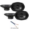 Alpine ALP19-S-S69 Car Audio Type S Series Speakers 6x9 Coaxial 340W Speaker Pair and HA-SW16BLU-5 Foot (Multiple Qty = Continuous Length) view 1