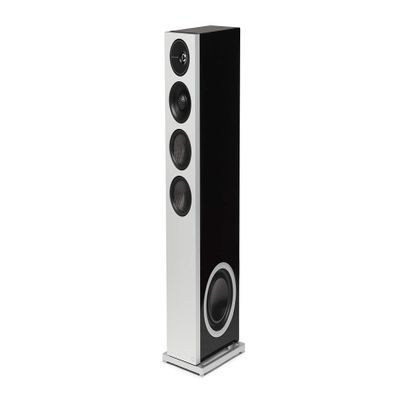 Definitive Technology D15 Demand Series Modern High-Performance 3-Way Tower Speaker (Right-Channel) - Single, Black | Dual 8 Passive Bass Radiators