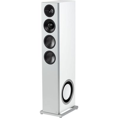 Definitive Technology D17 Demand Series Modern High-Performance 3-Way Tower Speaker (Right-Channel) - Single, White | Dual 10 Passive Bass Radiators