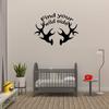 Find Your Wild Side Quote Cabin Hunting Camp Camping Scenery Vacation Quotes Wall Decal Sticker Vinyl Art Mural for Girls / Boys Campers Home Room Walls Bedroom House Decor Decoration (35x40 inch) view 2