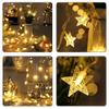 IRIDESCENT Star String Lights, 16ft/5m 50 LED Plug in String Lights Warm White Fairy Lights for Christmas/Wedding/Party Indoor and Outdoor Decoration view 4