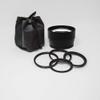 2X Telephoto Zoom Anti-Reflection Lens for High Definition Video Recording Attaches to Any Canon Nikon Panasonic Sony DSLR Camcorder Lens (72mm with Step Rings) view 1