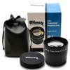 2X Telephoto Zoom Anti-Reflection Lens for High Definition Video Recording Attaches to Any Canon Nikon Panasonic Sony DSLR Camcorder Lens (72mm with Step Rings) view 2