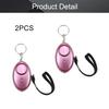 Othmro 2 Pack 120DB Personal Security Alarm with LED Lights, Emergency Safety Alarm for Women, Men, Children, Elderly - Pink view 4