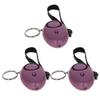 Othmro Safe Sound Personal Alarm 3 Pack 120DB Personal Security Alarm Keychain with LED Lights, Emergency Safety Alarm for Women, Men, Children, Elderly Purple view 1