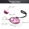 Othmro Safe Sound Personal Alarm 4 Pack 120DB Personal Security Alarm Keychain with LED Lights, Emergency Safety Alarm for Women, Men, Children, Elderly Purple view 2