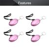 Othmro Safe Sound Personal Alarm 4 Pack 120DB Personal Security Alarm Keychain with LED Lights, Emergency Safety Alarm for Women, Men, Children, Elderly Purple view 3