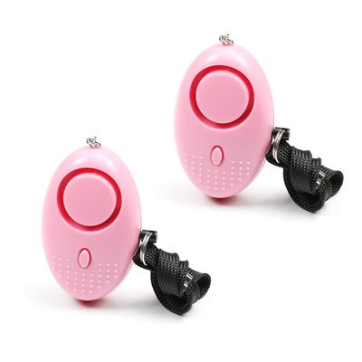 Othmro 2 Pack 120DB Personal Alarm with LED Lights, Emergency Safety Alarm for Women, Men, Children, Elderly Pink