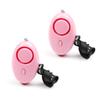 Othmro 2 Pack 120DB Personal Alarm with LED Lights, Emergency Safety Alarm for Women, Men, Children, Elderly Pink view 1