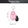 Othmro 2 Pack 120DB Personal Alarm with LED Lights, Emergency Safety Alarm for Women, Men, Children, Elderly Pink view 2