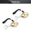 Othmro Safe Sound Personal Alarm 2 Pack 120DB Personal Security Alarm Keychain with LED Lights, Emergency Safety Alarm for Women, Men, Children, Elderly Gold view 3