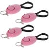 Othmro 4 Pack 120DB Personal Security Alarm Keychain with LED Lights, Emergency Safety Alarm for Women, Men, Children, Elderly - Pink view 1