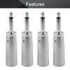 Fielect 4Pcs XLR Male to 1/4" Male TRS Adapter Connector - 6.35mm to XLR Male Adapters Coupler Microphones Plug in Audio Connector Mic Male Plug view 4