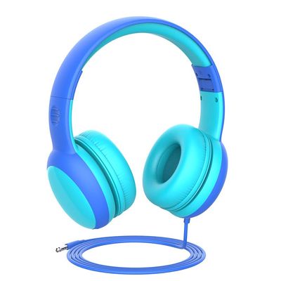 gorsun Kids Headphones with Limited Volume, Cat Ear Toddler Headphones, Wired Headphone Over Ear for Boys and Girls,Stereo Sound Foldable 3.5mm Headset for Children