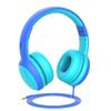 gorsun Kids Headphones with Limited Volume, Cat Ear Toddler Headphones, Wired Headphone Over Ear for Boys and Girls,Stereo Sound Foldable 3.5mm Headset for Children view 1