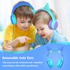 gorsun Kids Headphones with Limited Volume, Cat Ear Toddler Headphones, Wired Headphone Over Ear for Boys and Girls,Stereo Sound Foldable 3.5mm Headset for Children view 2