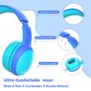 gorsun Kids Headphones with Limited Volume, Cat Ear Toddler Headphones, Wired Headphone Over Ear for Boys and Girls,Stereo Sound Foldable 3.5mm Headset for Children view 3