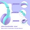 gorsun Kids Headphones with Limited Volume, Cat Ear Toddler Headphones, Wired Headphone Over Ear for Boys and Girls,Stereo Sound Foldable 3.5mm Headset for Children view 3