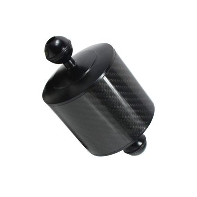 BGNING Underwater Float Arm Carbon Fiber Floating Dual Ball Arm Diving Buoyancy Arm D80mm 5/8/10inch for Diving Camera Underwater Diving Tray (5 inch)