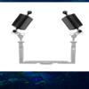 BGNING Underwater Float Arm Carbon Fiber Floating Dual Ball Arm Diving Buoyancy Arm D80mm 5/8/10inch for Diving Camera Underwater Diving Tray (5 inch) view 3