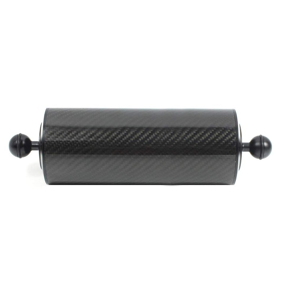 BGNING Underwater Float Arm Carbon Fiber Floating Dual Ball Arm Diving Buoyancy Arm D80mm 5/8/10inch for Diving Camera Underwater Diving Tray (10 inch)