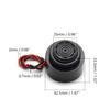 Fielect DC 12V 90dB Active Electronic Buzzer Alarm Sounder Intermittent Sound Beep Speaker 4.3x3.3cm 2Pcs view 2