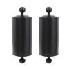 BGNING Carbon Fiber Float Arm Aquatic Dual Floating Ball Arm Extend Bracket Diving Buoyancy Arm D80MM for Underwater Camera Diving Tray (2pcs 8inch) view 1