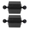BGNING Carbon Fiber Float Arm Aquatic Dual Floating Ball Arm Extend Bracket Diving Buoyancy Arm D80MM for Underwater Camera Diving Tray (2pcs 5inch) view 1