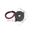 Fielect 5Pcs Alarm Buzzer DC12V 80dB Active Electronic Buzzer Alarm Sounder Intermittent Sound Beep Speaker 2.3x1.9cm FSD-2316 view 2