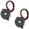 Fielect 2Pcs 80dB Active Electronic Buzzer Alarm Sounder Continuous Sound Beep Speaker, 2.3x1.9cm FSD-2316, DC 3-24V view 4