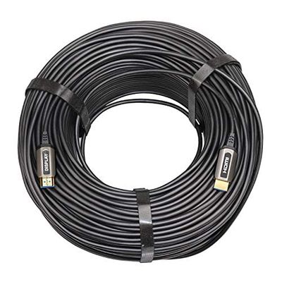 trtfiber 4K/8k HDMI Cable, High Speed 10.2/18/48Gbps HDMI 1.4/2.0/2.1 Cable, 4K/8k HDR, Compatible for TV, HDTV, TV Box, Home Theater, PS4, PC, Projector (25m, 8K@120HZ)