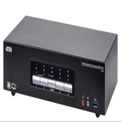 ATEN CS1964 4-Port USB3.0 DisplayPort, Black