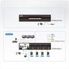 ATEN CS1964 4-Port USB3.0 DisplayPort, Black view 4