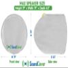 SoundCover White 600D Marine Wake Tower Speaker Covers Small (H 7.9" W 7.9" D 8.3") Weather-Resistant Covers for Marine & ATV Speakers view 3