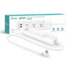 kasa smart Plug Power Strip KP303, Surge Protector with 3 Individually Controlled Smart Outlets and 2 USB Ports, Works with Alexa & Google Home, No Hub Required , White view 1