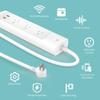 kasa smart Plug Power Strip KP303, Surge Protector with 3 Individually Controlled Smart Outlets and 2 USB Ports, Works with Alexa & Google Home, No Hub Required , White view 4