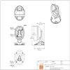 Digital WATCHDOG DWC-VFZWM Wall Mount Bracket for Outdoor Dome Cameras, White view 3