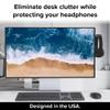 TotalMount Monitor Stand for Headphones and Headsets (Premium-Grade Holder Saves Desk Space and Protects Headphones) view 2