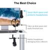 TotalMount Monitor Stand for Headphones and Headsets (Premium-Grade Holder Saves Desk Space and Protects Headphones) view 4