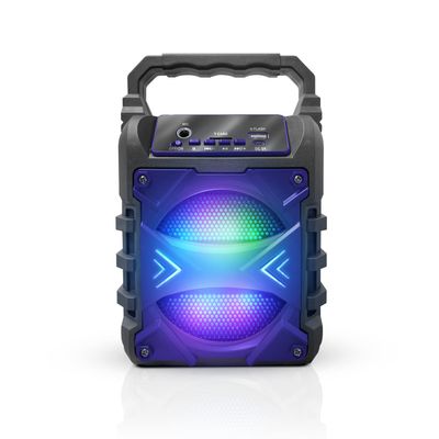Top Tech Audio Jet-4 400W Bluetooth Speaker, 4" Woofer, Louder Volume, Crystal Clear Stereo, Rich Bass, 100ft Wireless Range, Mic Input, Portable Speaker Blue