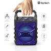 Top Tech Audio Jet-4 400W Bluetooth Speaker, 4" Woofer, Louder Volume, Crystal Clear Stereo, Rich Bass, 100ft Wireless Range, Mic Input, Portable Speaker  Blue view 3