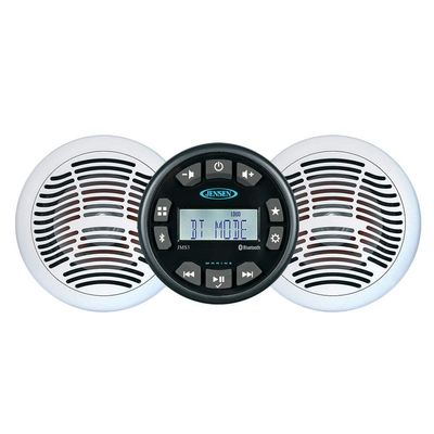 JENSEN JMS3SPKG Stereo and 6.5" Speaker Package