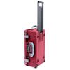 Pelican Oxblood & Silver 1535 air case with TrekPak dividers & Combo-Pouch lid Organizer. view 2