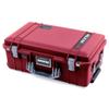Pelican Oxblood & Silver 1535 air case with TrekPak dividers & Combo-Pouch lid Organizer. view 3