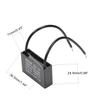 Fielect 10Pcs CBB61 Ceiling Fan Capacitor 0.8uF 450V AC Run Capacitor 2 Wires Metallized Polypropylene Film Capacitors for Electric Ceiling Fan Motor Generator view 3
