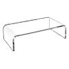 AMT Premium Acrylic Clear Monitor Stand Laptop/PC/Multimedia Monitor Riser for Home Office view 1