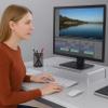 AMT Premium Acrylic Clear Monitor Stand Laptop/PC/Multimedia Monitor Riser for Home Office view 4